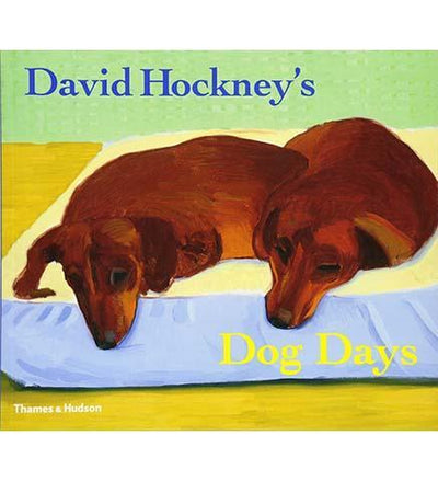 David Hockney's Dog Days - the exhibition catalogue from David Hockney Foundation available to buy at Museum Bookstore