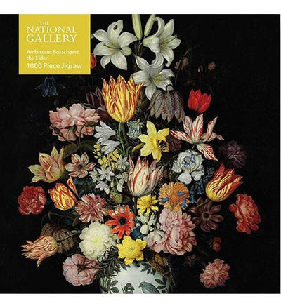 National Gallery Bosschaert the Elder: A Still Life of Flowers : 1000-piece Jigsaw available to buy at Museum Bookstore