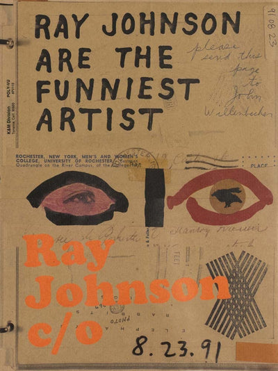 Ray Johnson c/o available to buy at Museum Bookstore