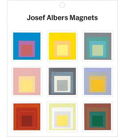 MoMA Josef Albers Magnets - the exhibition catalogue from MoMA available to buy at Museum Bookstore