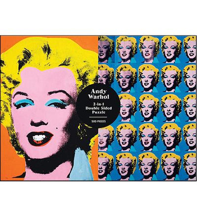 Warhol Marilyn 500 Piece Double Sided Puzzle available to buy at Museum Bookstore